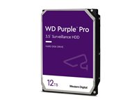 WD Purple Pro WD122PURP - Harddisk - 12 TB - intern - 3.5" - SATA 6Gb/s - 7200 rpm - buffer: 512 MB WD122PURP