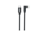 PORT Connect - USB-kabel - 24 pin USB-C (hann) vinklet til 24 pin USB-C (hann) rett - 1 m - USB Power Delivery (10W) (en pakke 10) 900053P10