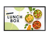 Samsung OM32DX - 32" Diagonalklasse OMDX Series LED-bakgrunnsbelyst LCD-skjerm - intelligent skilting utendørs - full sol - Tizen OS - 1080p 1920 x 1080 - Edge LED - svart LH32OMDEBGBXEN