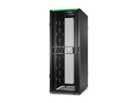 APC NetShelter SX Gen 2 - Rack skap - 1991 H x 750W x 1070D mm, med sider - står på gulv - svart - 42U - 19" - TAA-samsvar - for P/N: SRTL2K2RM1UWC, SRTL3KRM1UIC AR3150B2