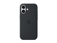 Apple - Baksidedeksel for mobiltelefon - MagSafe-samsvar - silikon - svart - for iPhone 17 MGF14ZM/A