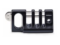 StarTech.com Peripheral Cable Anchor Lock, Keyboard/Mouse Cable Trap - Sikkerhetskabelanker - skrivebordsmonterbar - svart - TAA-samsvar CABLE-ORGANIZER-LOCK