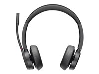 Poly Voyager 4320 - Hodesett - on-ear - Bluetooth - trådløs - svart - Certified for Microsoft Teams, Zoom Certified 77Y99AA
