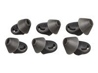 Poly - Øretupp for Bluetooth-hodetelefoner - medium - svart (en pakke 2) - for Poly Voyager 6200 85Q33AA