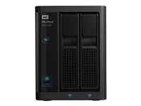 WD My Cloud PR2100 WDBBCL0080JBK - NAS-server - 2 brønner - 8 TB - HDD 4 TB x 2 - RAID 0, 1, JBOD - RAM 4 GB - Gigabit Ethernet WDBBCL0080JBK-EESN