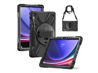 Insmat Ruggered Armor - Baksidedeksel for nettbrett - robust - polykarbonat, gummi - for Samsung Galaxy Tab S10 FE, Tab S9, Tab S9 FE 652-1294