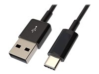 HPE Aruba - USB-kabel - USB (hann) rett til 24 pin USB-C (hann) rett - USB 2.0 - svart - for HPE Aruba 6000 48G Class4 PoE 4SFP 370W Switch R9J32A