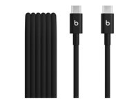 Beats - USB-kabel - 24 pin USB-C (hann) til 24 pin USB-C (hann) - USB 2.0 - 1.5 m - Hurtiglading opptil 60W - svart bolt MDGA4ZM/A