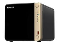 QNAP TS-464 - NAS-server - 4 brønner - SATA 6Gb/s - RAID 0, 1, 5, 6, 10, JBOD - RAM 8 GB - 2.5 Gigabit Ethernet - iSCSI støtte TS-464-8G
