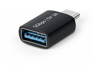 StarTech.com USB-C to USB-A Adapter, USB 5Gbps, Compact USB-C Male to USB-A Female Adapter, Durable Metal Housing, M/F - USB-adapter - 24 pin USB-C (hann) til USB (hunn) - USB 3.2 Gen 1 - 5 V - 3 A - passiv, up to 5 Gbps data transfer rate - svart USB31CAADGCP
