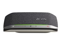 Poly Sync 20+ - Smart høyttalertelefon - Bluetooth - kablet, trådløs - USB-C - sølv, svart 772D1AA