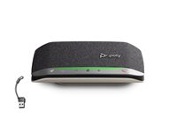Poly Sync 20-M - Smart høyttalertelefon - Bluetooth - kablet, trådløs - USB-A, USB-C - svart - Certified for Microsoft Teams B95VMUT#AC3
