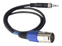 Sennheiser CL100 - Audioadapter - XLR3 hann til mini-phone stereo 3.5 mm hann - 60 cm - for Sennheiser EK 100 G3, EK 100 G3-A, EK 100 G3-B, EK 100 G3-E, EK 100 G3-G, EK 300 556950