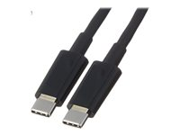 HPE Aruba - USB-kabel - 24 pin USB-C (hann) til 24 pin USB-C (hann) - USB 2.0 - svart - for HPE Aruba 6000 48G Class4 PoE 4SFP 370W Switch R9J33A