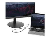StarTech.com 2m (6.6ft) Thunderbolt 3 Cable, 20Gbps, 100W PD, 4K Video, Thunderbolt-Certified, Compatible w/ TB4/USB 3.2/DisplayPort - Thunderbolt-kabel - 24 pin USB-C (hann) til 24 pin USB-C (hann) - Thunderbolt 3 / USB / DisplayPort - 2 m - svart - for P/N: CDP2HDUACP, CDP2HDUACPW, MST30C2DPPD TBLT3MM2M